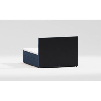 Tmavomodrá boxspring posteľ s úložným priestorom 200x200 cm Flip – Ropez - Image 6
