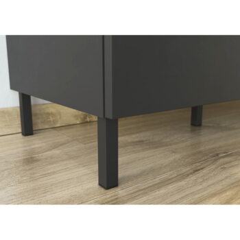 Sivý TV stolík v dekore duba 164x47 cm California - Germania – Obrázok 4
