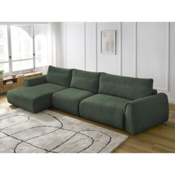 Tmavozelená rohová pohovka Aden – Bobochic Paris - Image 2
