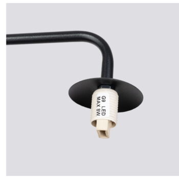 Čierno-biele nástenné svietidlo Beam – Nice Lamps - Image 8
