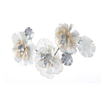Nástenná kovová dekorácia Mauro Ferretti Flowery, 119 × 60 cm - Image 3