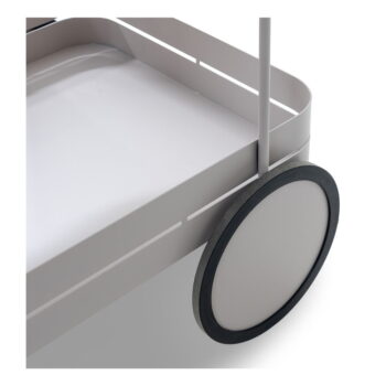 Kovový servírovací stolík na kolieskach 74x42 cm Gin & Trolley – Spinder Design – Obrázok 5
