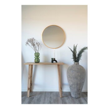 Konzolový stolík z teakového dreva v prírodnej farbe 30x90 cm Girona – House Nordic – Obrázok 7