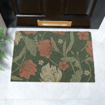 Rohožka z kokosového vlákna 40x60 cm William Morris Rose – Artsy Doormats - Image 5