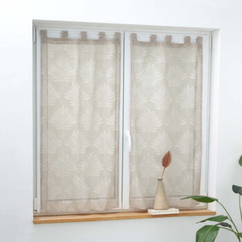 Hnedé voálové záclony v súprave 2 ks 60x90 cm Levita – douceur d'intérieur - Image 3