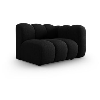 Čiernoantracitový modul pohovky (pravý roh) Lupine – Micadoni Home - Image 2