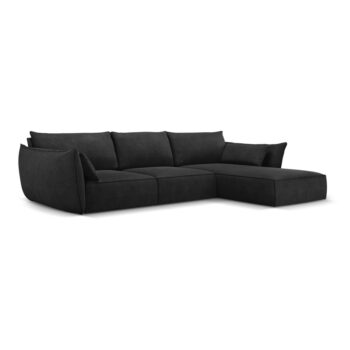 Tmavosivá rohová pohovka (pravý roh) Vanda - Mazzini Sofas - Image 2