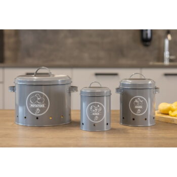 Oceľová dóza na zemiaky Secret Du Potager – Esschert Design - Image 2