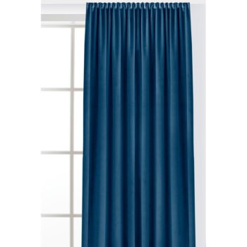 Modrý zamatový dimout záves 400x270 cm Velto – Filumi - Image 2