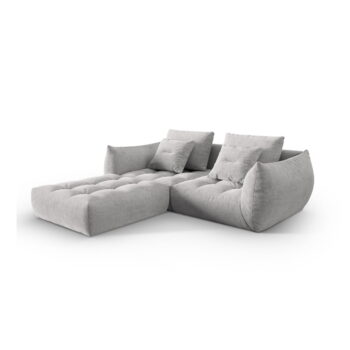 Svetlosivá rohová pohovka (variabilný roh) Bloom – Micadoni Home - Image 3