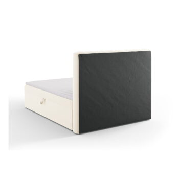 Béžová boxspring posteľ s úložným priestorom 160x200 cm Gina – Milo Casa - Image 4