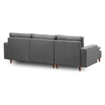 Sivá rohová pohovka (ľavý roh) Lungo – Balcab Home - Image 3