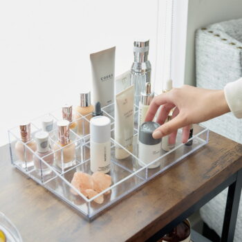 Kúpeľňový organizér na kozmetiku z recyklovaného plastu Cosmetic Station - iDesign - Image 8