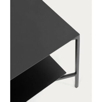 Čierny oceľový konferenčný stolík 60x140 cm Azisi – Kave Home - Image 2