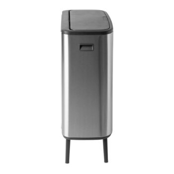 Dotykový oceľový odpadkový kôš v matne striebornej farbe 60 l Bo Touch Bin Hi – Brabantia - Image 3