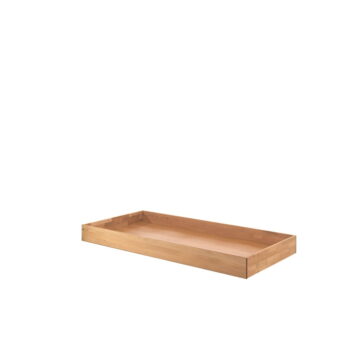 Domčeková detská posteľ z dubového dreva v prírodnej farbe s výsuvným lôžkom 90x200 cm Forrest – Vipack - Image 8