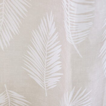 Béžová záclona 229x140 cm Palm Leaf - Catherine Lansfield – Obrázok 2