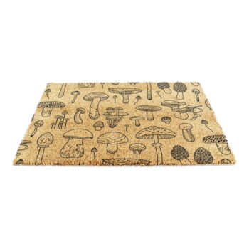 Rohožka z kokosového vlákna 40x60 cm Mushrooms – Artsy Doormats – Obrázok 4