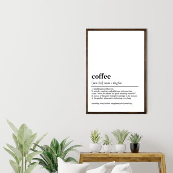 Plagát v ráme 50x70 cm Coffee – Wallity – Obrázok 3