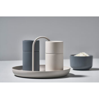 Čierny kovový servírovací podnos Zone Singles, ø 20 cm – Obrázok 5