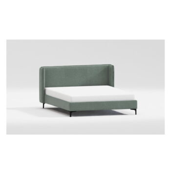 Zelená čalúnená dvojlôžková posteľ s roštom 200x200 cm Basti – Ropez - Image 5