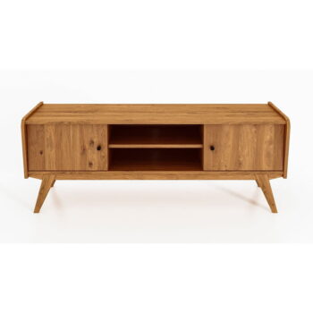 TV stolík z dubového dreva 160x61 cm Retro - The Beds - Image 3