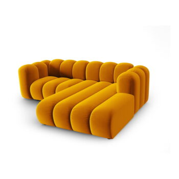 Žltá rohová pohovka (pravý roh) Lupine – Micadoni Home - Image 3