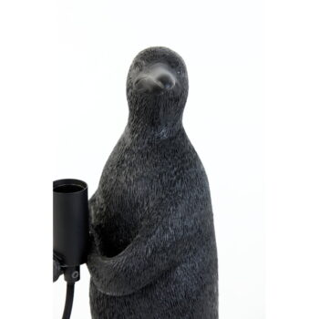Čierna stolová lampa (výška 34 cm) Penguin - Light & Living - Image 5