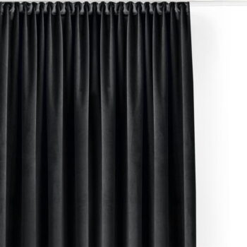 Čierny zamatový dimout záves 265x270 cm Velto – Filumi - Image 7