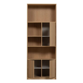 Modulárna knižnica v dekore duba v prírodnej farbe 264x243 cm Modulair – vtwonen - Image 7