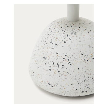 Biely terrazzo konferenčný stolík 48x48 cm Saura – Kave Home - Image 5