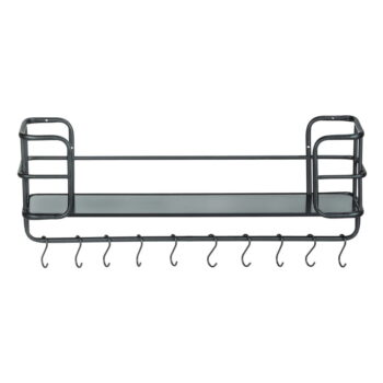 Čierne kovové police v súprave 2 ks 79 cm Industrial – Wenko - Image 3