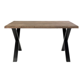 Jedálenský stôl s doskou z masívneho duba House Nordic Toulon Smoked, 140 x 95 cm - Image 2