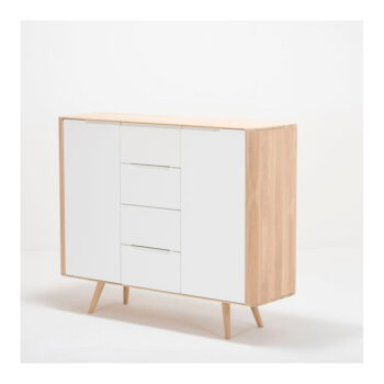 Komoda z dubového dreva Gazzda Ena Two, 135 × 42 × 110 cm – Obrázok 10