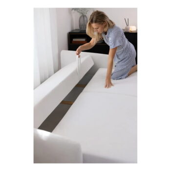 Biela rozkladacia pohovka 215 cm Bjork – Bonami Selection - Image 8