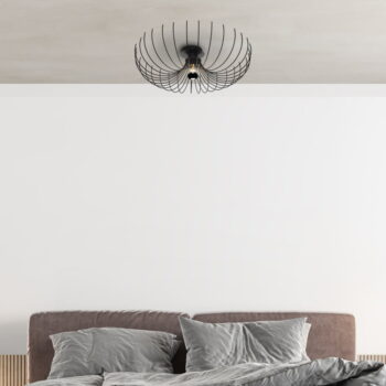 Čierne závesné svietidlo ø 56 cm Opilio – Squid Lighting - Image 3