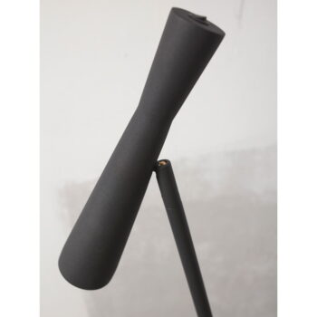 Čierna stojacia lampa s kovovým tienidlom (výška  145,5 cm) Bordeaux – it's about RoMi - Image 3