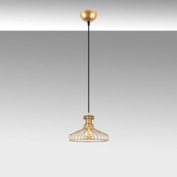 Závesné svietidlo v zlatej farbe s kovovým tienidlom ø 23 cm Events – Opviq lights – Obrázok 4