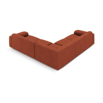 Oranžová rohová pohovka (variabilná/do L) Molino – Micadoni Home - Image 3