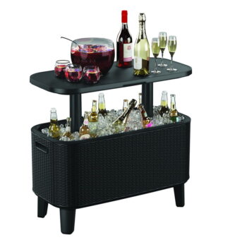 Záhradný stolík so zásobníkom na ľad 83.5x40.5 cm Bevy – Keter – Obrázok 3
