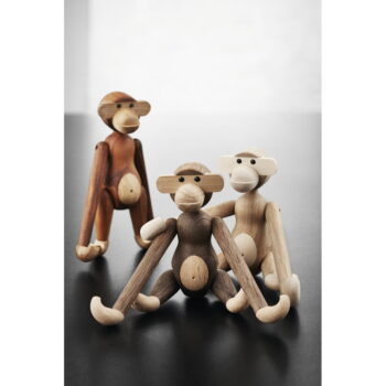 Soška z masívneho dubového dreva Kay Bojesen Denmark Monkey – Obrázok 5