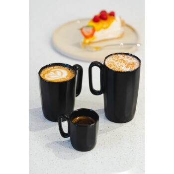 Čierne hrnčeky na espresso z kameniny v súprave 2 ks 80 ml Fuori – Vialli Design - Image 6