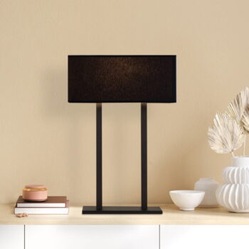 Čierna stolová lampa (výška  52 cm) Salihini – Opviq lights - Image 3