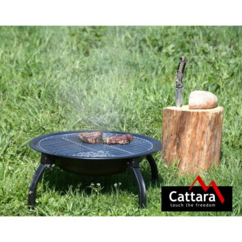Ohnisko s grilovacou mriežkou a poklopom Cattara Vezuv, ø 48 cm - Image 7