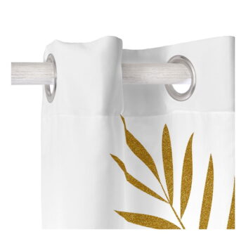 Biely záves 140x300 cm Foliage – Blanc - Image 2