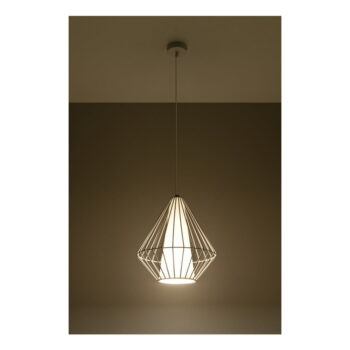 Biele závesné svietidlo Nice Lamps Alfredo - Image 3
