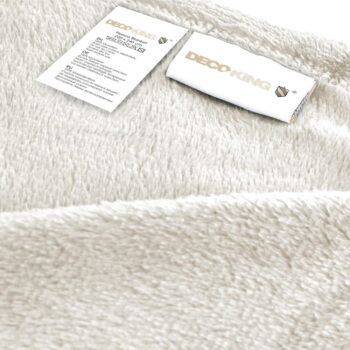 Deka z mikrovlákna v krémovej farbe DecoKing Mic, 200 × 220 cm - Image 6