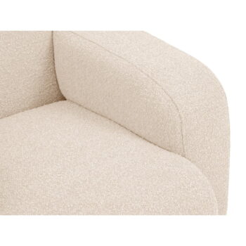 Béžové kreslo z textílie bouclé Molino – Micadoni Home - Image 5