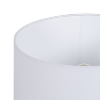 Čierno-biela stolná lampa s textilným tienidlom (výška 52,5 cm) – Ixia - Image 3