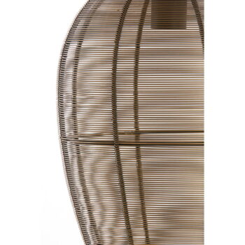 Závesné svietidlo s kovovým tienidlom v matnej čierno-bronzovej farbe ø 36 cm Yaelle – Light & Living - Image 8